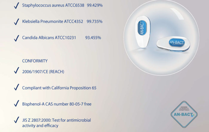 an-bact antimicrobial med. pvc pads